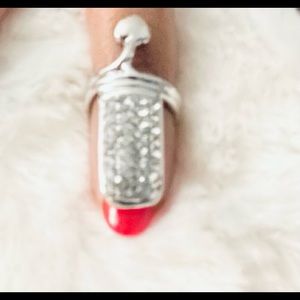 Costume nail jewelry rings. Enhance your manicure. One size some adjustable